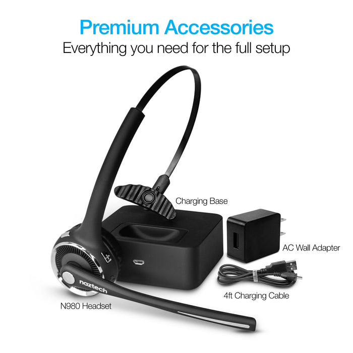 N980 BT Wireless Headset with Base - Cool Stuff & Accessories