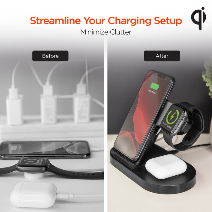 Hypergear 3 in 1 Wireless Charging Dock - Cool Stuff & Accessories