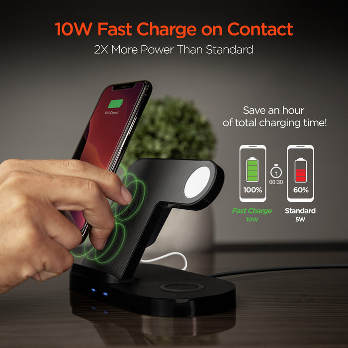 Hypergear 3 in 1 Wireless Charging Dock - Cool Stuff & Accessories