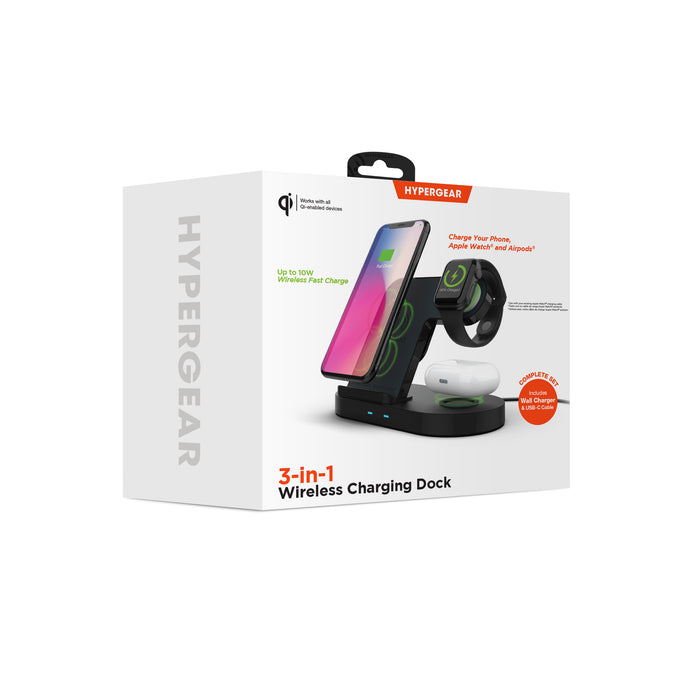 Hypergear 3 in 1 Wireless Charging Dock - Cool Stuff & Accessories