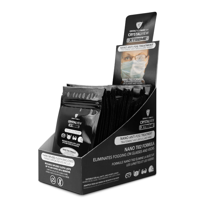 CrystalView Xtreme Nano Anti-Fog Treatment Cloth - Cool Stuff & Accessories