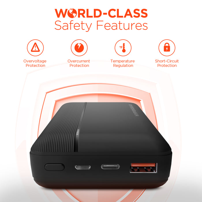 20,000mAh | Fast Charge Power Bank with 20W USB-C PD