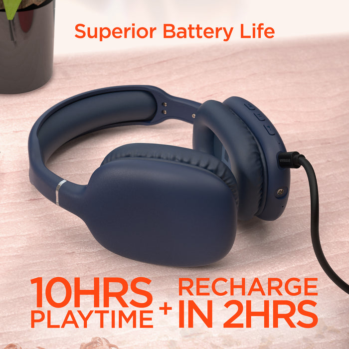 HyperGear VIBE Wireless Headphones Blue