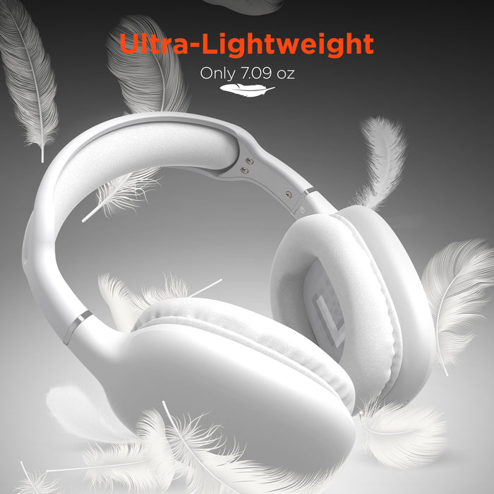 HyperGear VIBE Wireless Headphones White