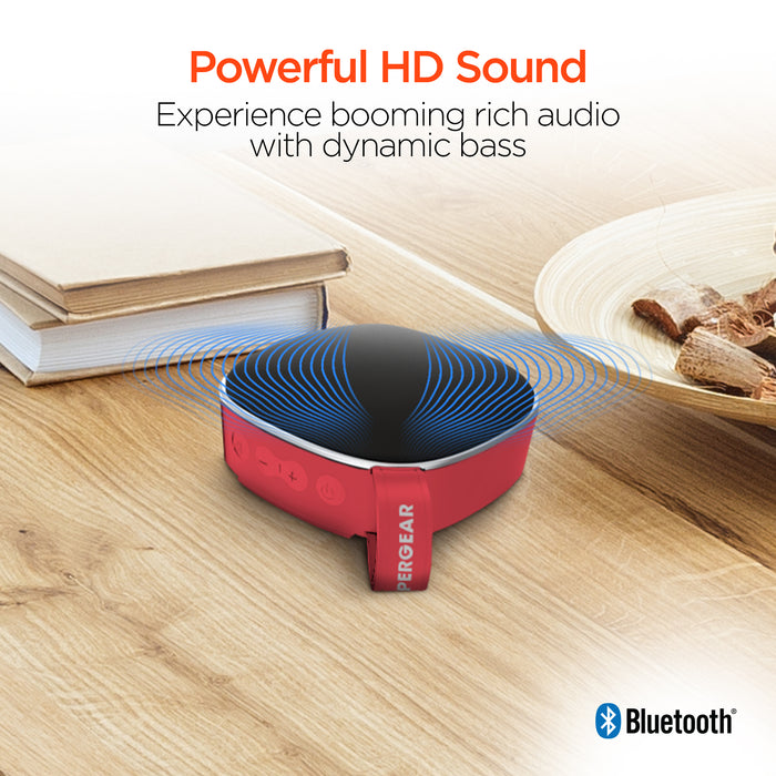 HyperGear Fabrix Mini Wireless Portable Speaker/Red