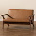Bianca Mid Century Faux Leather Effect Loveseat - Cool Stuff & Accessories