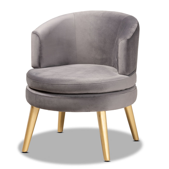 Baptiste Fabric Accent Chair/ Grey - Cool Stuff & Accessories