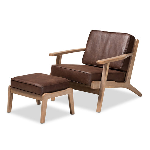 Sigrid 2-Piece Brown Armchair - Cool Stuff & Accessories