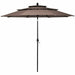 10ft 3 Tier Outdoor Patio Umbrella with Double Vented - Cool Stuff & Accessories