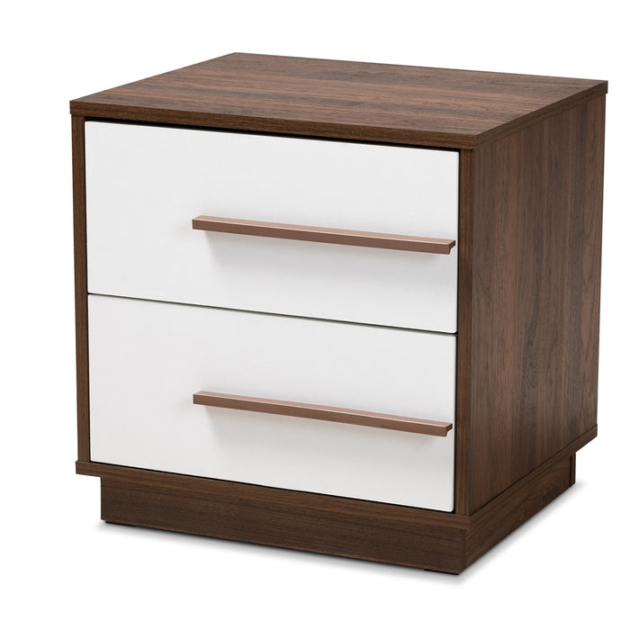 Mette 2-Drawer Wood Nightstand - Cool Stuff & Accessories