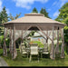 10’x 12’ Octagonal Patio Gazebo - Cool Stuff & Accessories