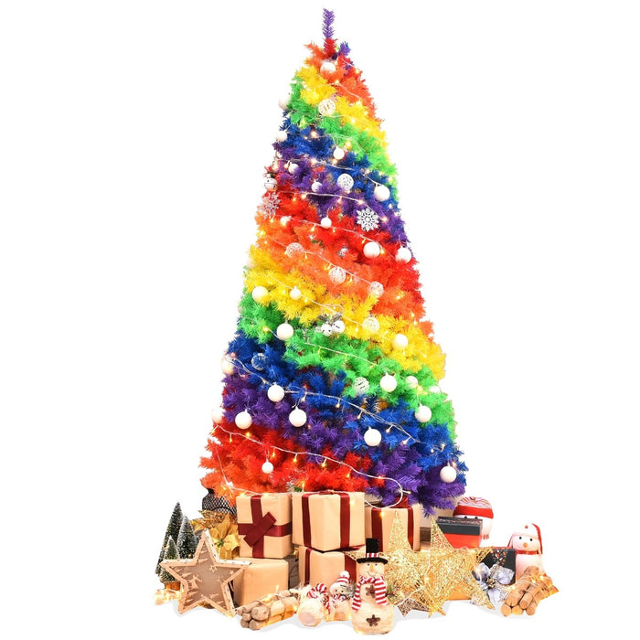 7 Feet Rainbow Christmas Tree