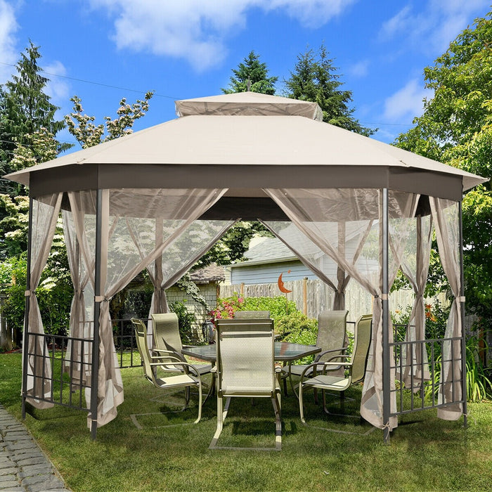 10’x 12’ Octagonal Patio Gazebo - Cool Stuff & Accessories