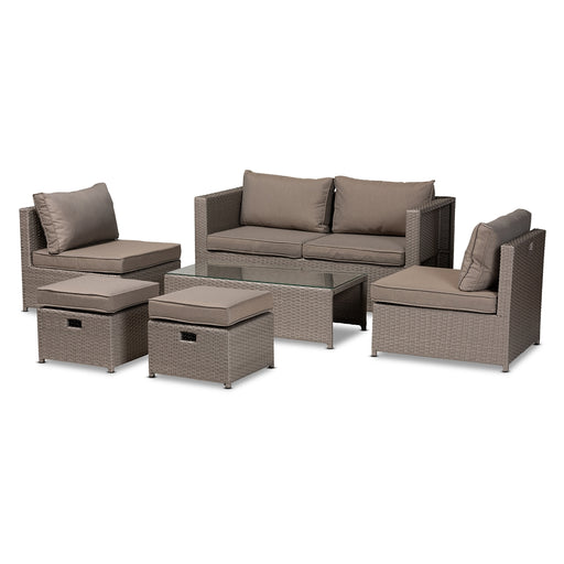 Haina Rattan 6 Piece Patio Set - Cool Stuff & Accessories