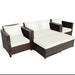 5 Pcs Patio Cushioned Rattan Furniture Set - Cool Stuff & Accessories
