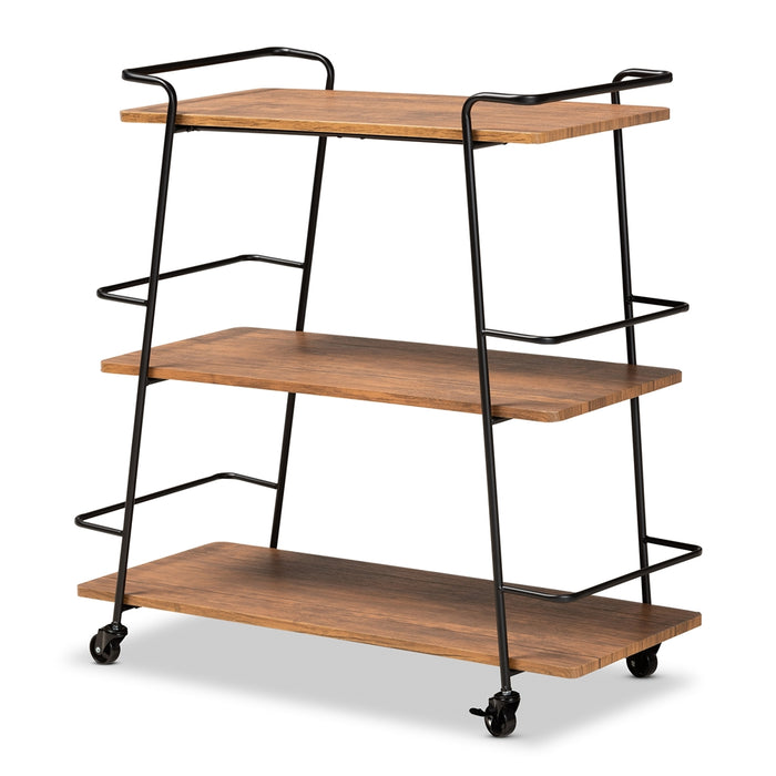 Bernard 3 Tier Mobile Wine Bar Cart - Cool Stuff & Accessories