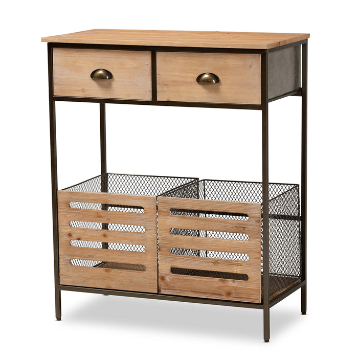 Abram 2-Drawer Kitchen Storage Cabinet - Cool Stuff & Accessories