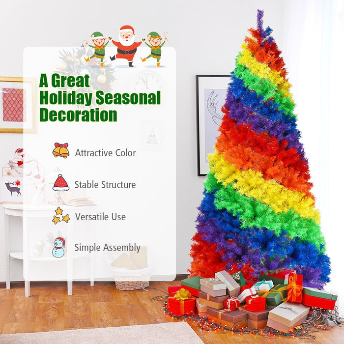 7 Feet Rainbow Christmas Tree