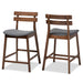 Larine 2 Piece Counter Stool Set/Dark Grey - Cool Stuff & Accessories