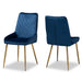 Priscilla 2 Piece Dining Chair Set/Navy - Cool Stuff & Accessories