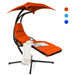 Hanging Stand Chaise Lounger Swing Chair with Pillow/ Orange - Cool Stuff & Accessories