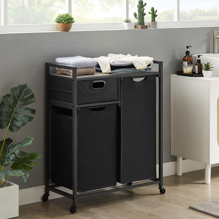 JHX Laundry Basket/ Grey