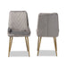Priscilla 2 Piece Dining Chair Set/Grey - Cool Stuff & Accessories
