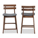 Larine 2 Piece Counter Stool Set/Dark Grey - Cool Stuff & Accessories