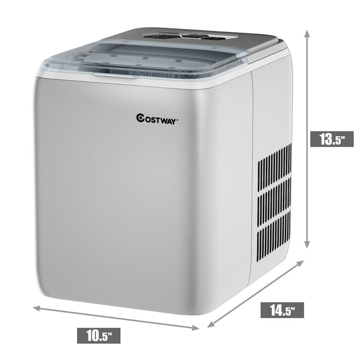 Portable Countertop Ice Maker Machine with Scoop