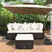 4 Pcs Ottoman Garden Deck Patio Rattan Wicker Furniture Set Cushioned Sofa - Cool Stuff & Accessories
