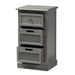 Sheldon Vintage Synthetic Rattan 3 Drawer Nightstand - Cool Stuff & Accessories