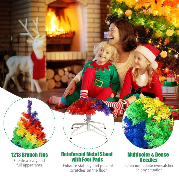 7 Feet Rainbow Christmas Tree