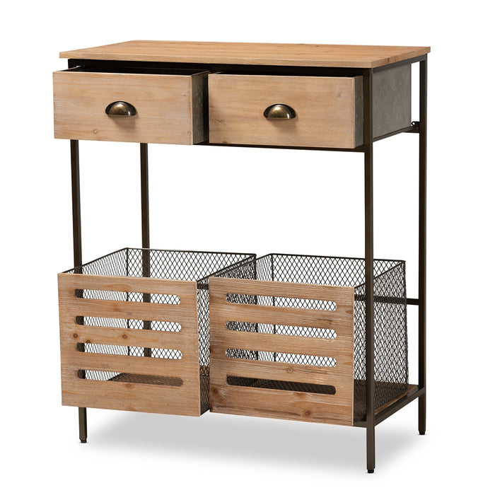 Abram 2-Drawer Kitchen Storage Cabinet - Cool Stuff & Accessories