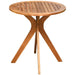 27" Outdoor Round Solid Wood Coffee Side Bistro Table - Cool Stuff & Accessories