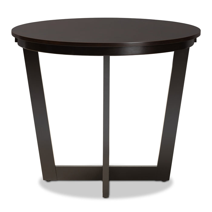 Alayna Wood Dining Table/Dark Brown - Cool Stuff & Accessories