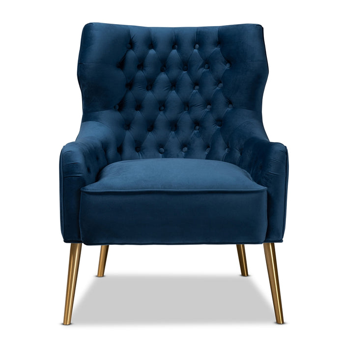 Nelson Fabric Armchair / Navy Blue - Cool Stuff & Accessories