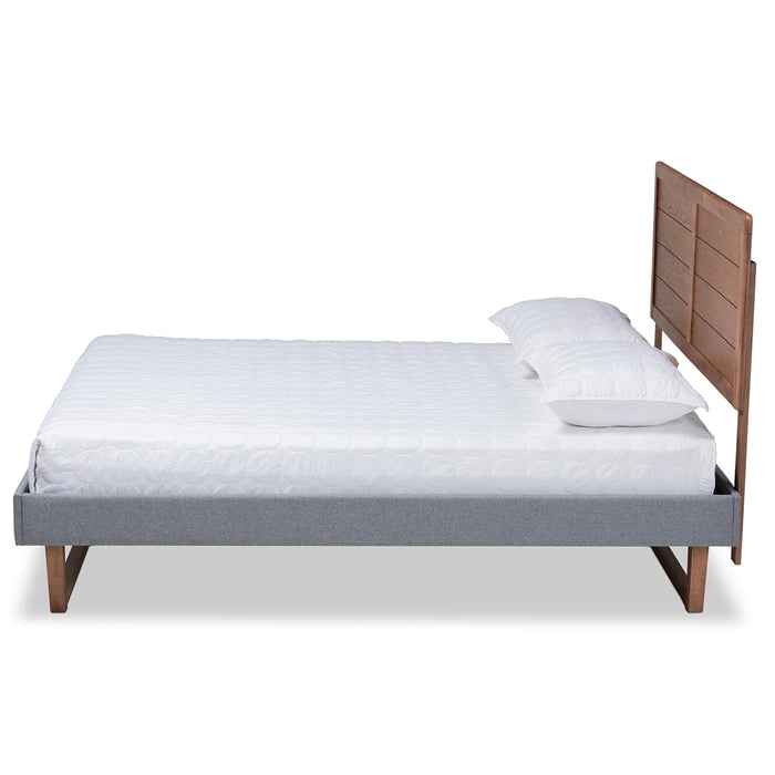 Gabriela Queen Size Upholstered Platform Bed - Cool Stuff & Accessories