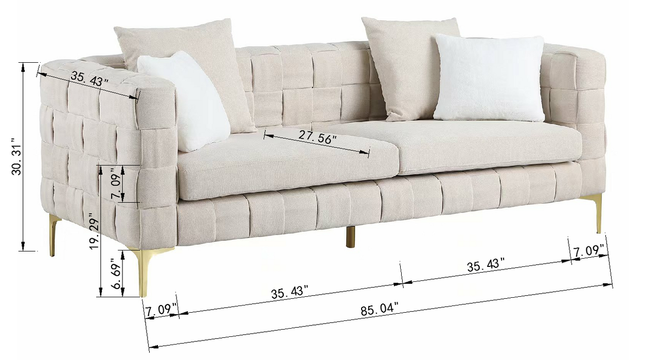 Weave sofa contemporary new concept sofa and loveseat handcrafted