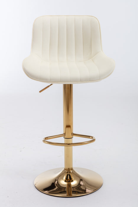 Bar Stool Set of 2/ Ivory