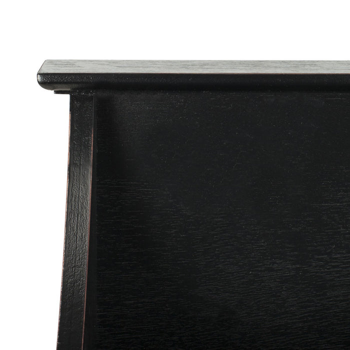 Darcey Hanging Storage Wall Rack/Black