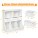 Freestanding Combo Cubby Bin Storage Organizer Unit W/3 Baskets/ White - Cool Stuff & Accessories