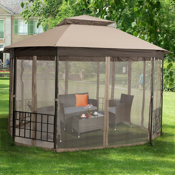 10’x 12’ Octagonal Patio Gazebo - Cool Stuff & Accessories