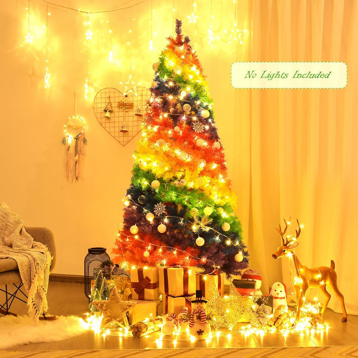 7 Feet Rainbow Christmas Tree