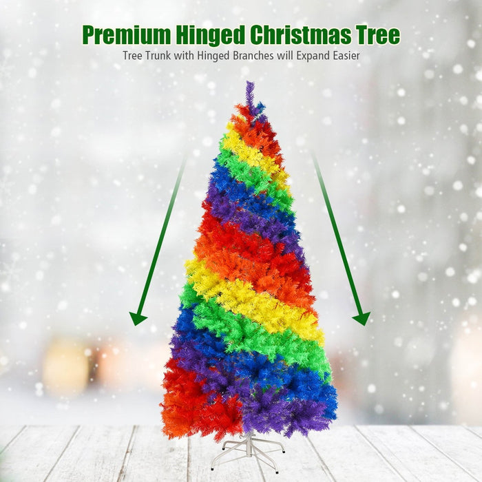 7 Feet Rainbow Christmas Tree