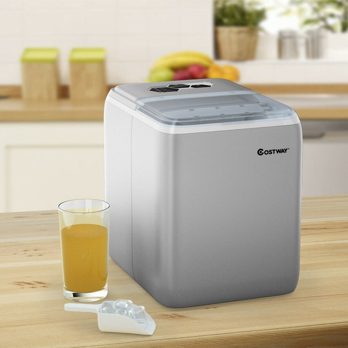 Portable Countertop Ice Maker Machine with Scoop