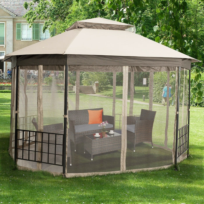 10’x 12’ Octagonal Patio Gazebo - Cool Stuff & Accessories