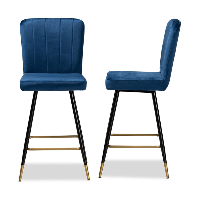Preston 2-Piece Bar Stool/Navy - Cool Stuff & Accessories