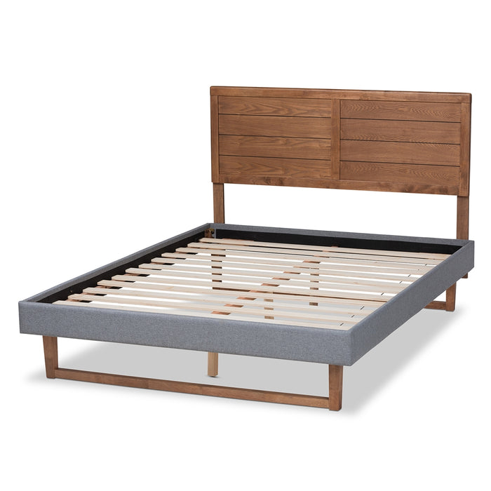 Gabriela Queen Size Upholstered Platform Bed - Cool Stuff & Accessories