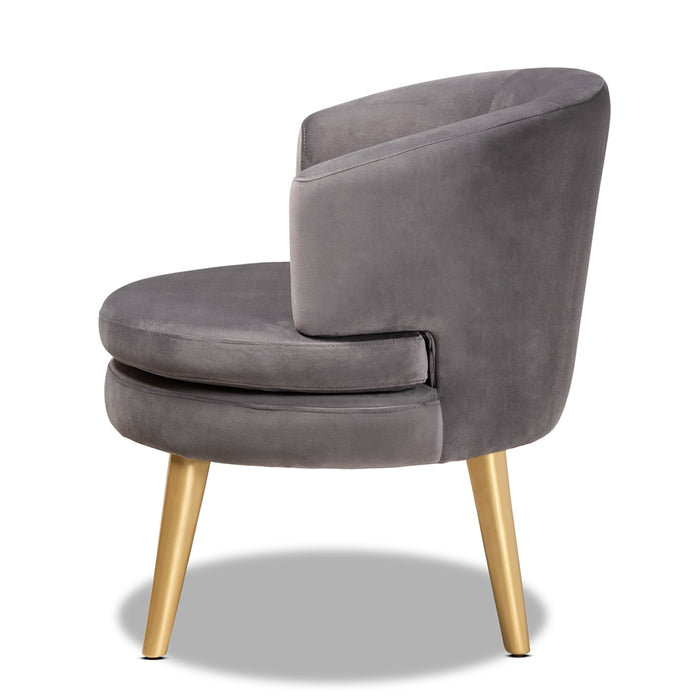Baptiste Fabric Accent Chair/ Grey - Cool Stuff & Accessories