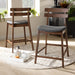 Larine 2 Piece Counter Stool Set/Dark Grey - Cool Stuff & Accessories